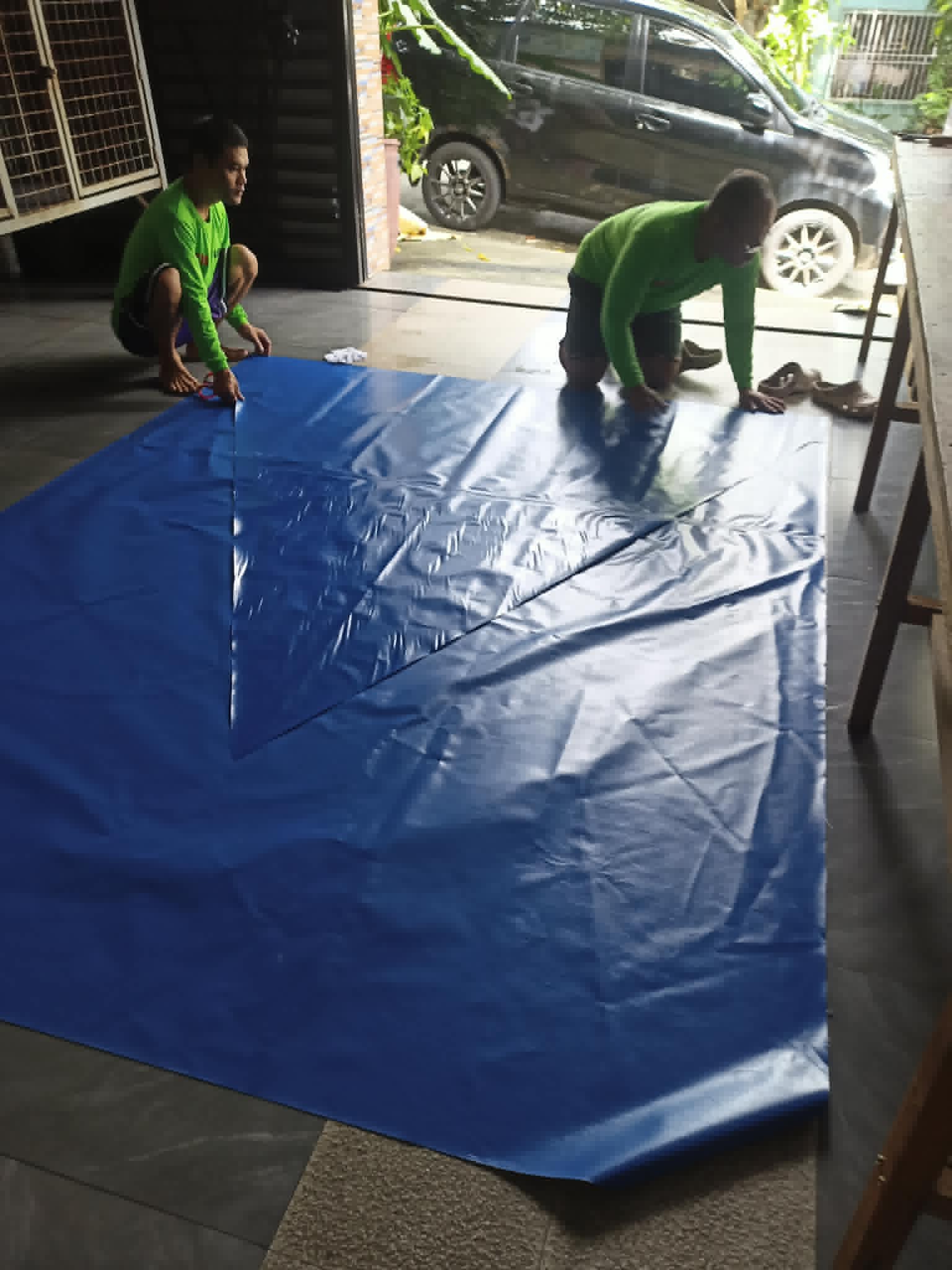 Blue Canopy Tarp