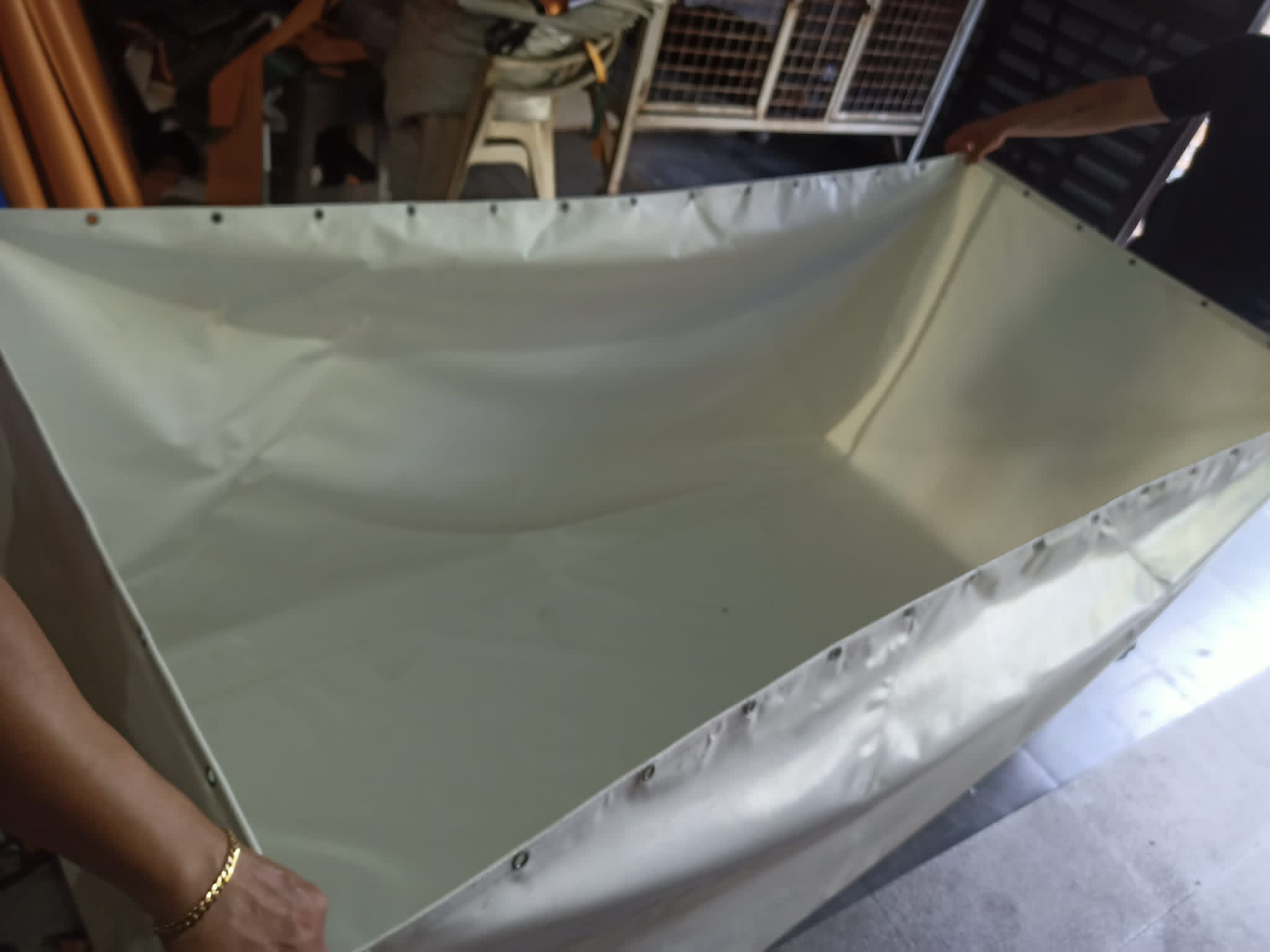 Custom White Tarpulin Sheet